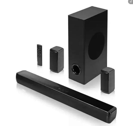 JMT-945098 2.1 Sound Bar Speaker with Subwoofer for Smart TV, Wireless Home Sound System, 4-in-1 Setup