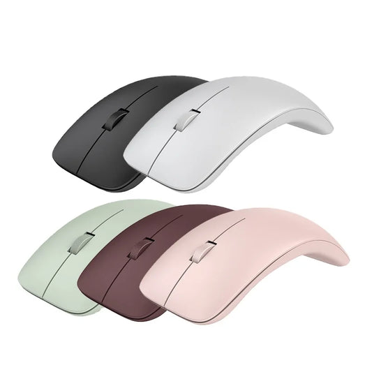 JMT-382474 Silent Clicks Wireless Mouse, Ergonomic 2.4 GHz Portable Design for PC, Laptop, and Smartphone
