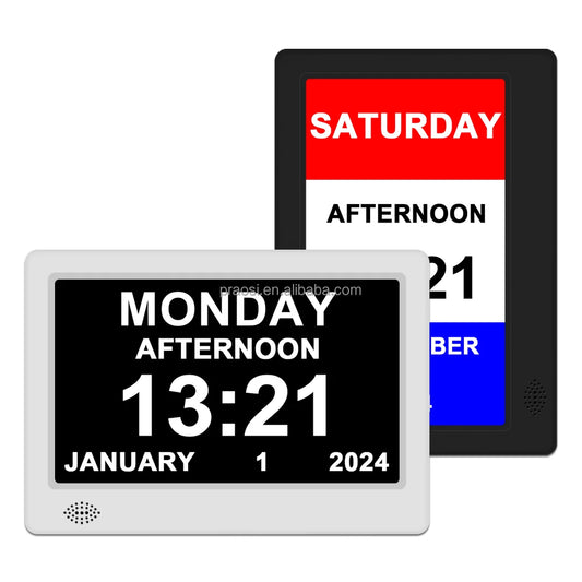 JMT-230538 Large Display Digital Calendar Clock for Memory Loss and Dementia Care
