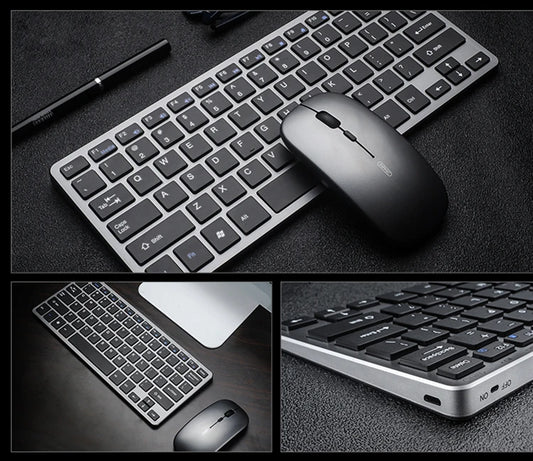 JMT-973450 Wireless Ergonomic Keyboard and Mouse Combo for PC - 2.4G Wireless Technology