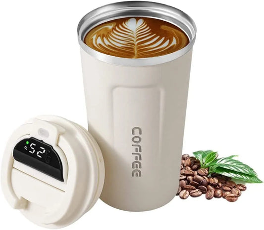 JMT-225674 Stainless Steel Travel Coffee Mug with Intelligent Temperature Display