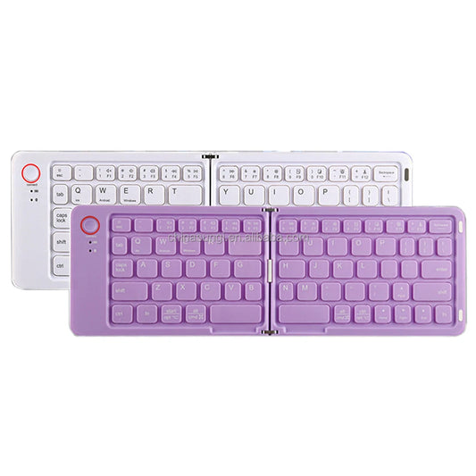 JMT-087562 Folding Bluetooth Keyboard for Tablets and Phones, Ultra Thin Design, Compatible with iPad and More