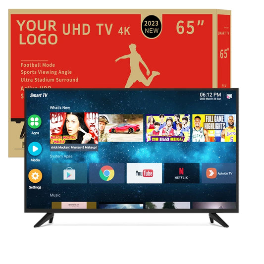 JMT-632906 Frameless 4K UHD Smart LED TV - Available in 32, 40, 43, 49, 55 Inch Sizes