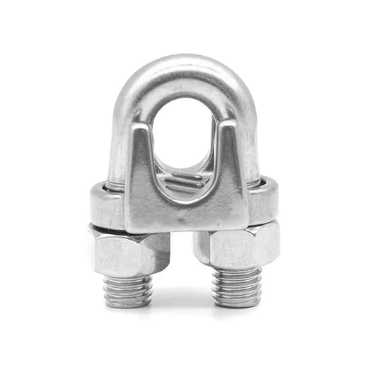 JMT-605898 Stainless Steel Wire Rope Clips and U Bolt Saddle Fasteners for M2-M14 Wire Ropes