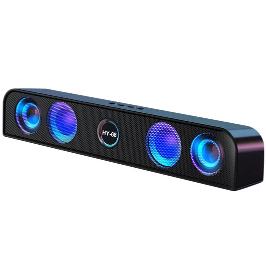 JMT-174474 Wireless RGB Sound Bar with Bluetooth Subwoofer for Desktop and Home Audio Setup