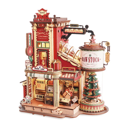 JMT-787402 3D Wooden Puzzle Music Box Assemble Kit EAB01 Dream Gift
