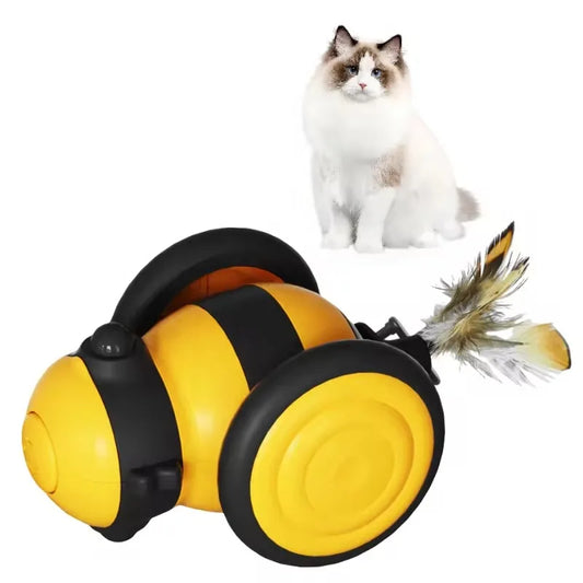 JMT-497994 Interactive USB Chargeable Automatic Bee Cat Toy for Engaging Playtime