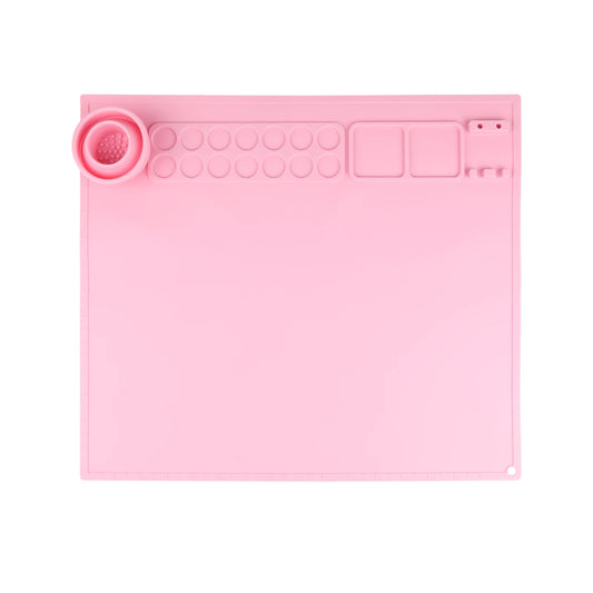 JMT-186890 Waterproof Silicone Drawing Mat for Kids - Foldable DIY Art Mat with Cup