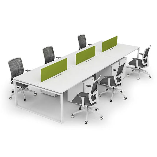 JMT-156938 Modular 4-6 Seater Office Workstation Desk for Coworking Spaces
