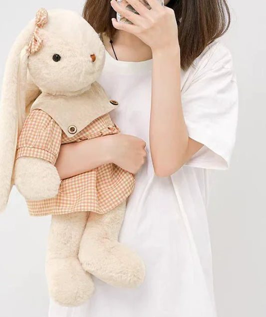 JMT-343498 Soft Plush Rabbit Baby Toy - Customisable Stuffed Bunny for Kids