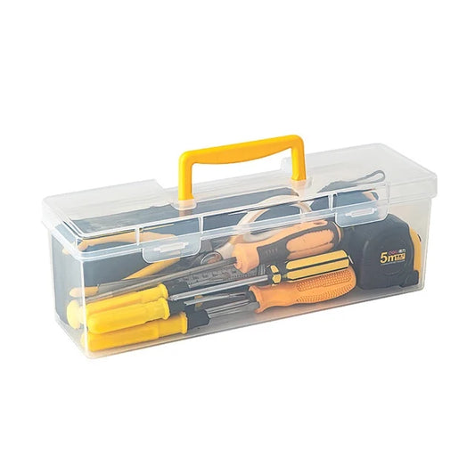 JMT-784394 Transparent Hand-held Multifunctional Tool Storage Box for Wrenches and Accessories