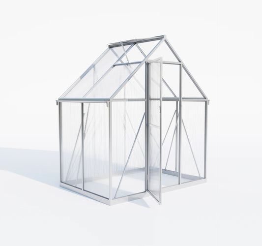 JMT-304906 Sustainable Multi-Span Greenhouse with Polycarbonate Panels for Outdoor Flower Cultivation