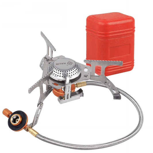 JMT-595210 Portable Mini Camping Gas Stove - 3800W Outdoor Folding Burner for Picnics and Travel
