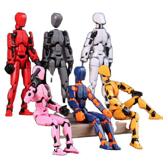 JMT-774538 Customisable Multi-Joint Articulated Action Figure - 3D Printed Desktop Toy for Kids and Collectors