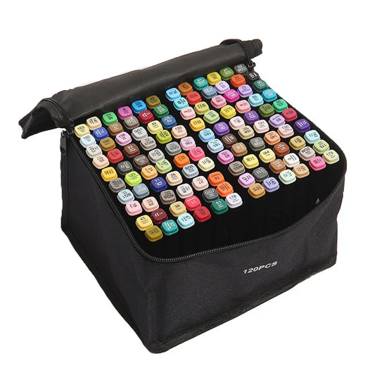 JMT-701450 Dual-Headed 48-Color Quick-Drying Watercolour Pen Set for Kids' Art and Drawing Activities