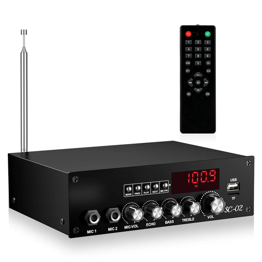 JMT-171018 200W Bluetooth High Power Amplifier Mini Home Theater Dual Channel Digital AMP