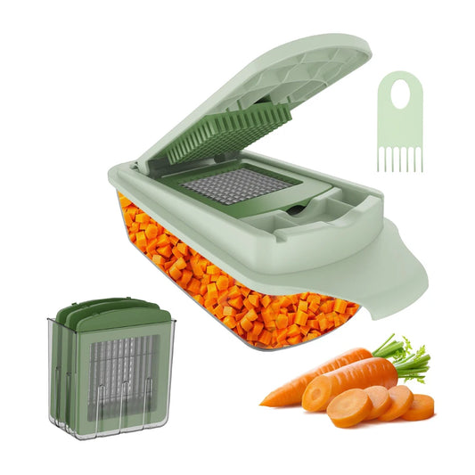 JMT-869130 Manual Handheld Multifunctional Onion and Fruit Slicer for Effortless Vegetable Preparation