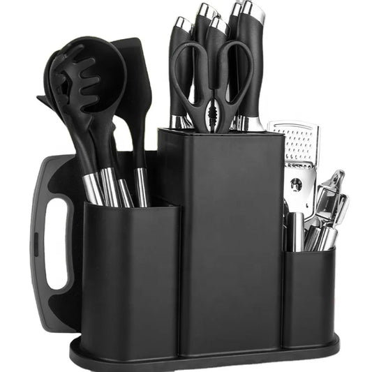 JMT-017162 Innovative Silicone Kitchen Utensils and Knife Set for Versatile Cooking