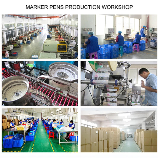 JMT-766986 48-Colour Acrylic Marker Set with Sponge Core Fibre Tip for Versatile Art Projects