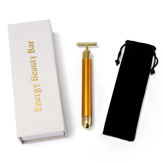 JMT-172938 24K Gold Facial Massager Beauty Bar Stick for Skincare Routine