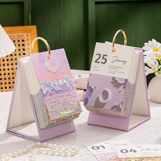 JMT-740170 Custom Full Colour Monthly Executive Wall Desk Calendar 2024 with Logo Printing