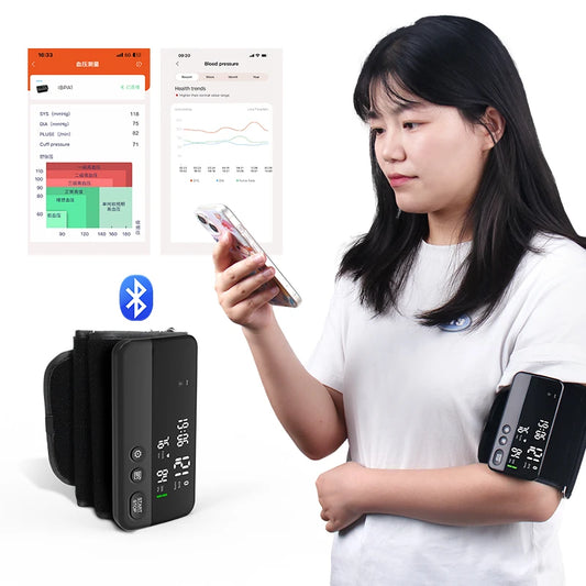 JMT-719370 Digital Bluetooth Blood Pressure Monitor with Rechargeable Lithium Battery for Upper Arm Use