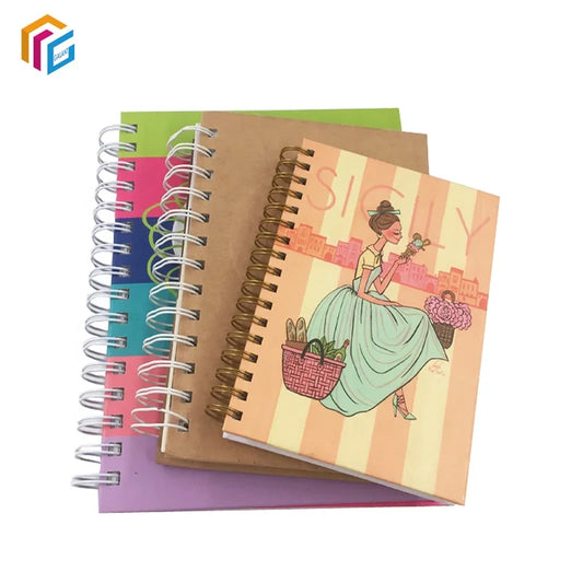 JMT-329994 Custom Gold Spiral A5 Weekly and Daily Planner Notebook - Elegant Personal Journal Organizer Gift