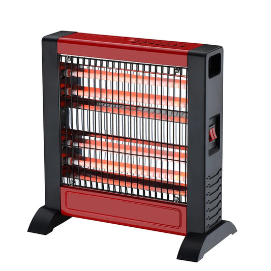 JMT-362698 Electric Quartz Heater with Safety Tip-over Switch, 500/1000 W Output