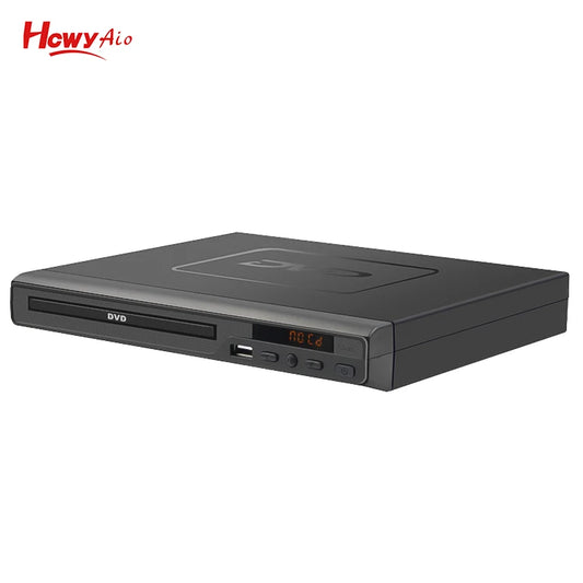 JMT-191946 Portable DVD Player Box with Remote, Multi-Format Playback, LED Display, and USB Compatibility