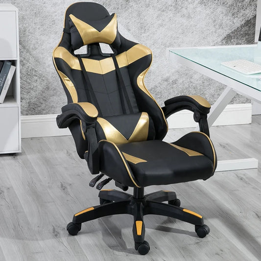 JMT-878986 Zero Gravity Gaming Chair with Footrest – PU Leather Ergonomic Rocking Chair, Height Adjustable and Reclining