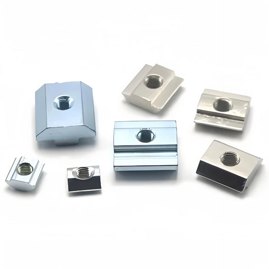 JMT-885002 M3 M4 M5 Slider Nuts for Solar Rail Installation, Compatible with M3 Thread Nut Blocks