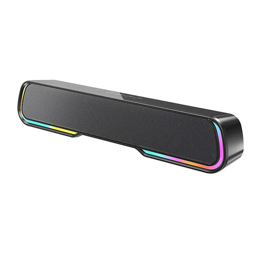JMT-305546 Portable RGB Mini Sound Bar with Subwoofer for Desktop Audio