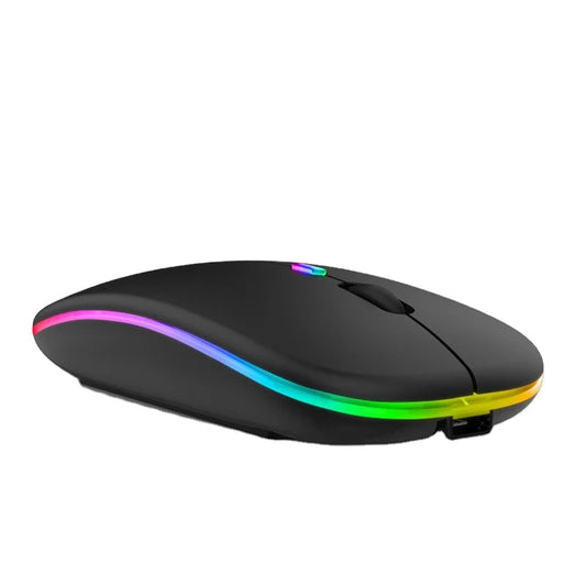 JMT-873994 2.4G Wireless Rechargeable Mouse with 1600 DPI and Backlit Features for Desktop and Laptop Use