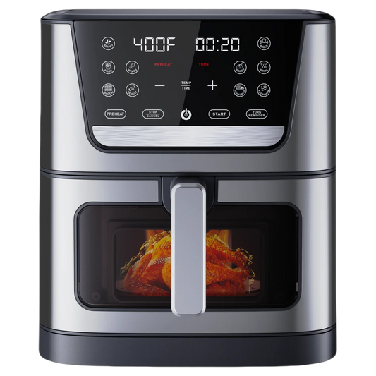JMT-776586 10L Multi-Functional Oil-Free Air Fryer with Digital Controls for Quick Cooking of Pizza and More