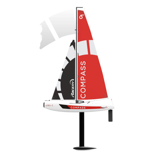 JMT-790538 Volantex COMPASS RTR Remote Control Sailboat - Durable ABS Plastic RC Pool Boat