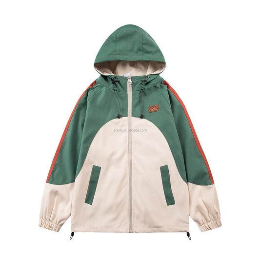 JMT-166410 Men's Coats Customized LOGO Fashion Man Coat Simple Team Sports Suit Hooded Men's Sports Suit Two-piece Set