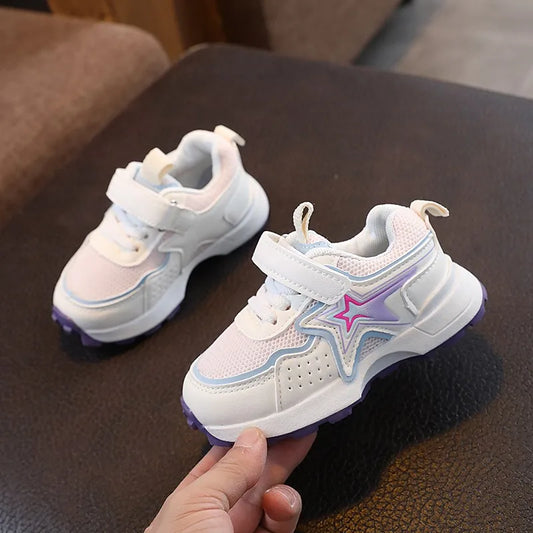 JMT-007690 High Quantity Breathable Kids Comfortable Non slip Walking Sports Casual Shoes Baby Sneakers