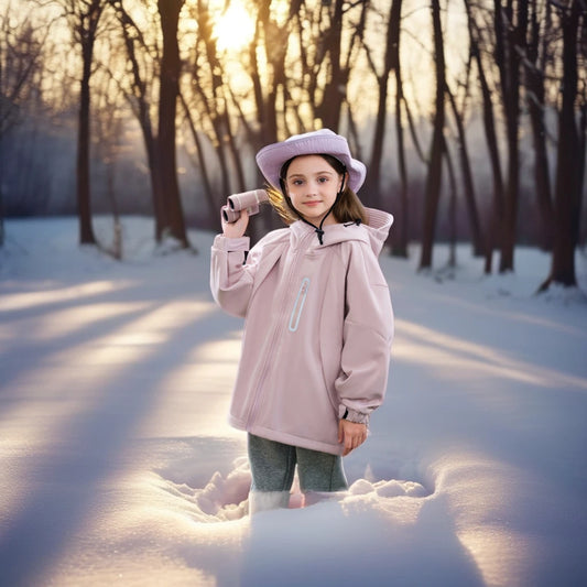 JMT-027274 Girls Softshell Coats & Outwear Comfortable Jacket