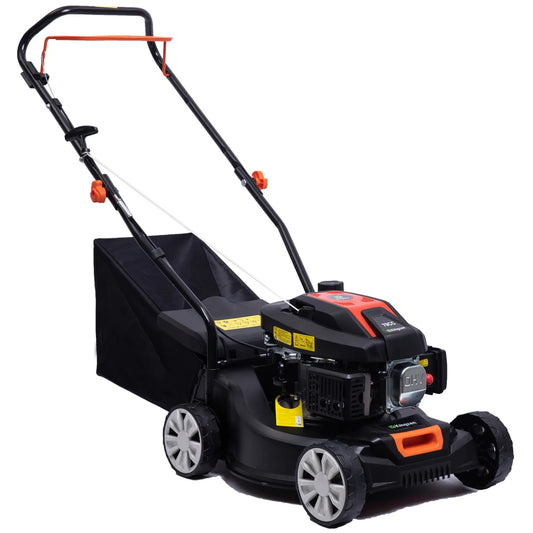 JMT-474506 79.8cc Diesel Engine Lawn Mower - 4 Wheel Walk-Behind Grass Cutter