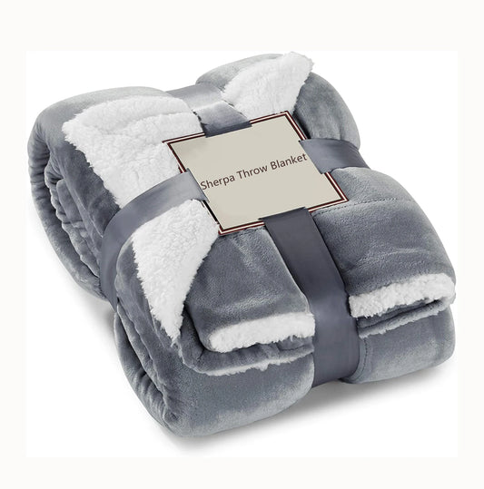 JMT-693770 Waterproof Oversize Sherpa Blanket for Pets - Machine Washable Cozy Furniture Protector