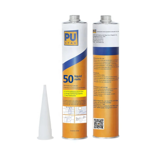 JMT-288586 Multi-Purpose No-Drill Adhesive Sealant for Indoor Use, Waterproof Structural Bonding Solution