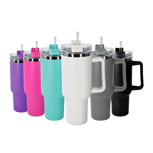 JMT-929610 Personalised 40oz Stainless Steel Travel Mug with Flexible Handle for Nurses