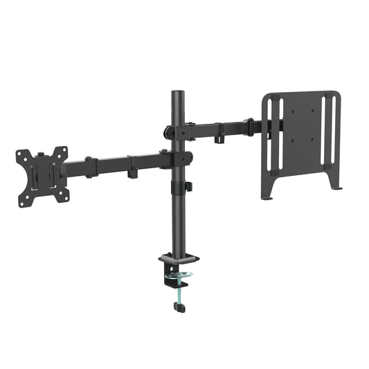 JMT-535946 Single Monitor Desk Mount for 13-32 Inch Screens and Laptops Up to 17 Inches