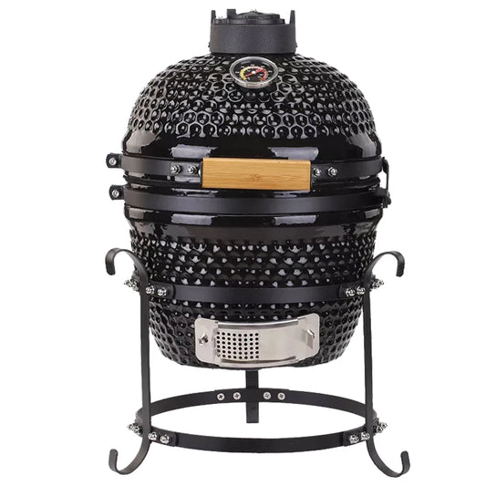 JMT-038154 Kamado Ceramic Charcoal Barbecue Grill for Outdoor Cooking, Fits 13 to 29 Inch Models