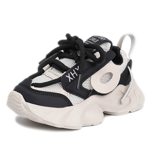 JMT-826890 New Girls Casual Chunky Sports Shoes Children's Thick-Soled Running Sneakers for Spring Students Soft Dad Shoes