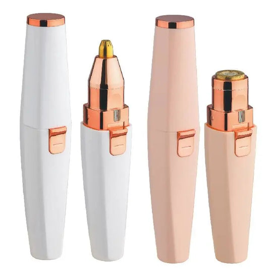 JMT-386506 Mini Size Electric Facial Hair Removal Shaver for Women with Dual Function Nose Trimmer