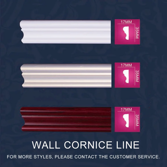 JMT-217290 Flexible PU Decorative Lines for Walls and Ceilings - Waterproof Home Décor Solution