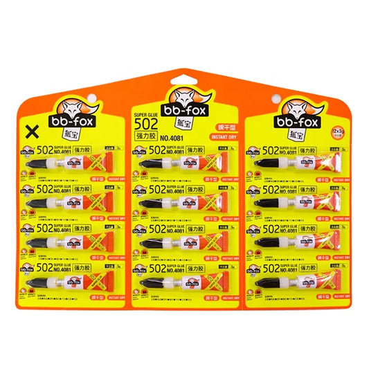 JMT-107786 All-Purpose Instant Dry 502 Super Glue - Strong Bond Adhesive Liquid