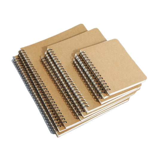 JMT-221642 Pocket-Sized Spiral Notebooks - 5 Pack with 180 Ruled Pages for Writing and Drawing