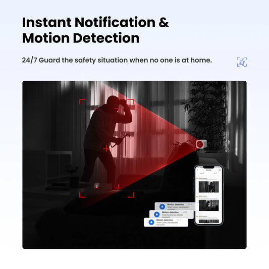 JMT-867402 Indoor 2MP Network Camera with Night Vision and Two-Way Audio for Smart Home Security